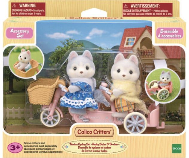 Calico Critters Tandem Cycling Set