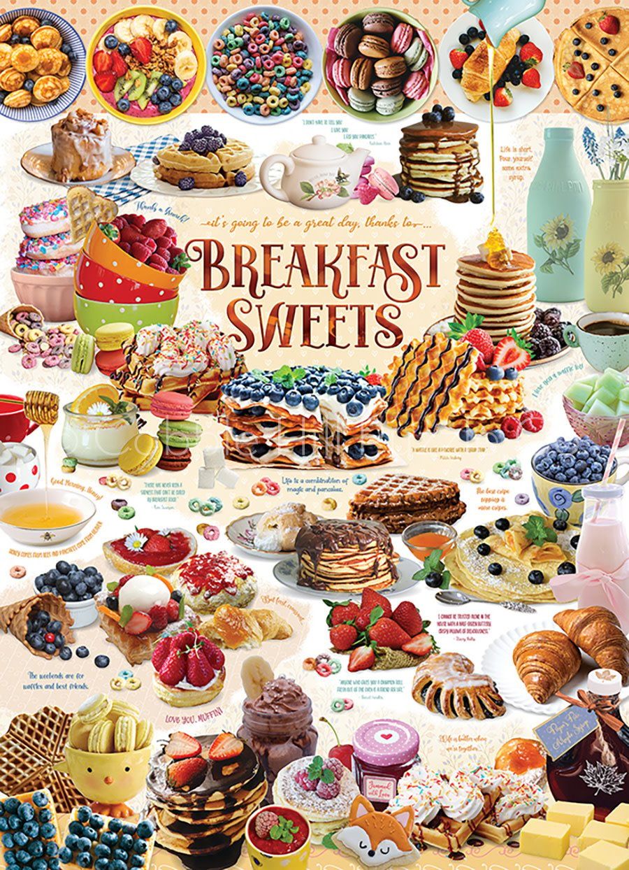 Breakfast Sweets 1000 pc puzzle