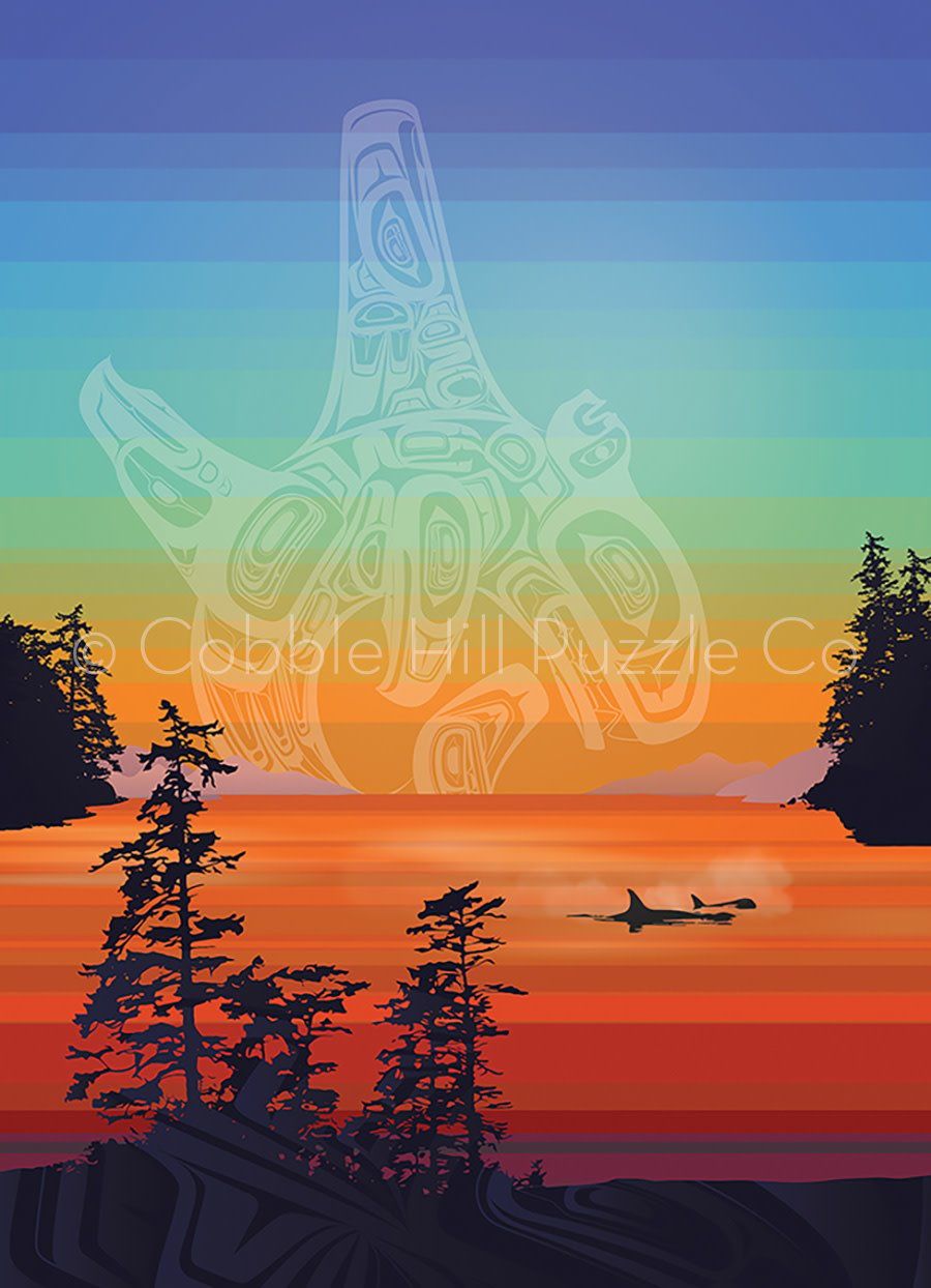 Salish Coast Colours 1000pc puzzle