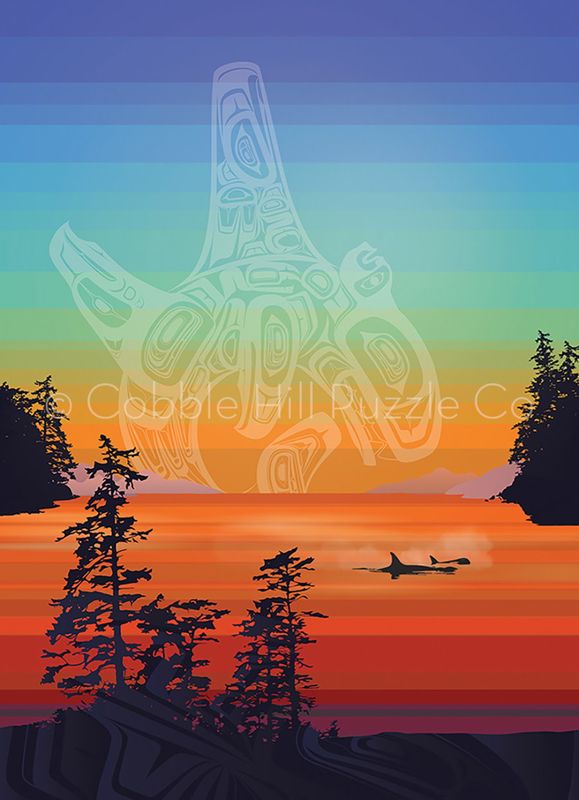 Salish Coast Colours 1000pc puzzle
