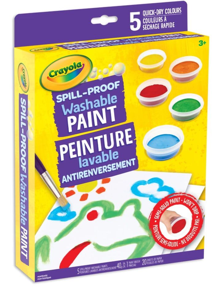 Washable Spill-proof Paint Kit