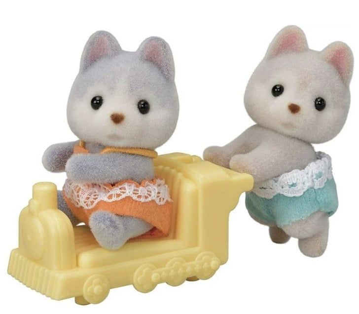 Calico Critters Husky Twins