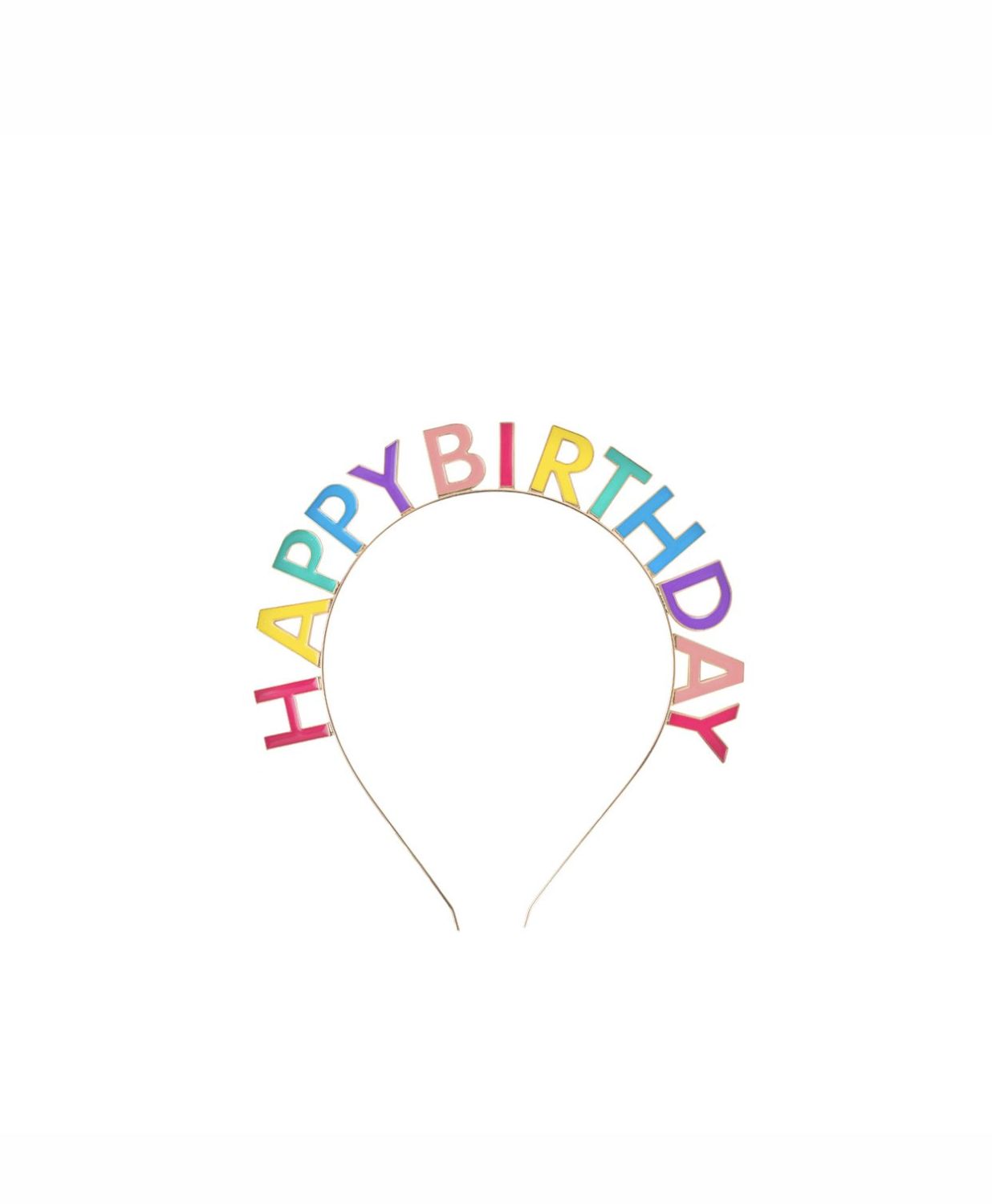 Rainbow Happy Birthday Headband