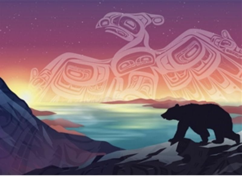 Crossings: Thunderbird and Bear 500 pc Puzzle