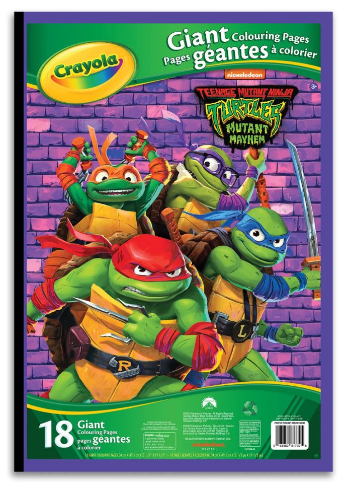 TMNT Giant Colouring Pad