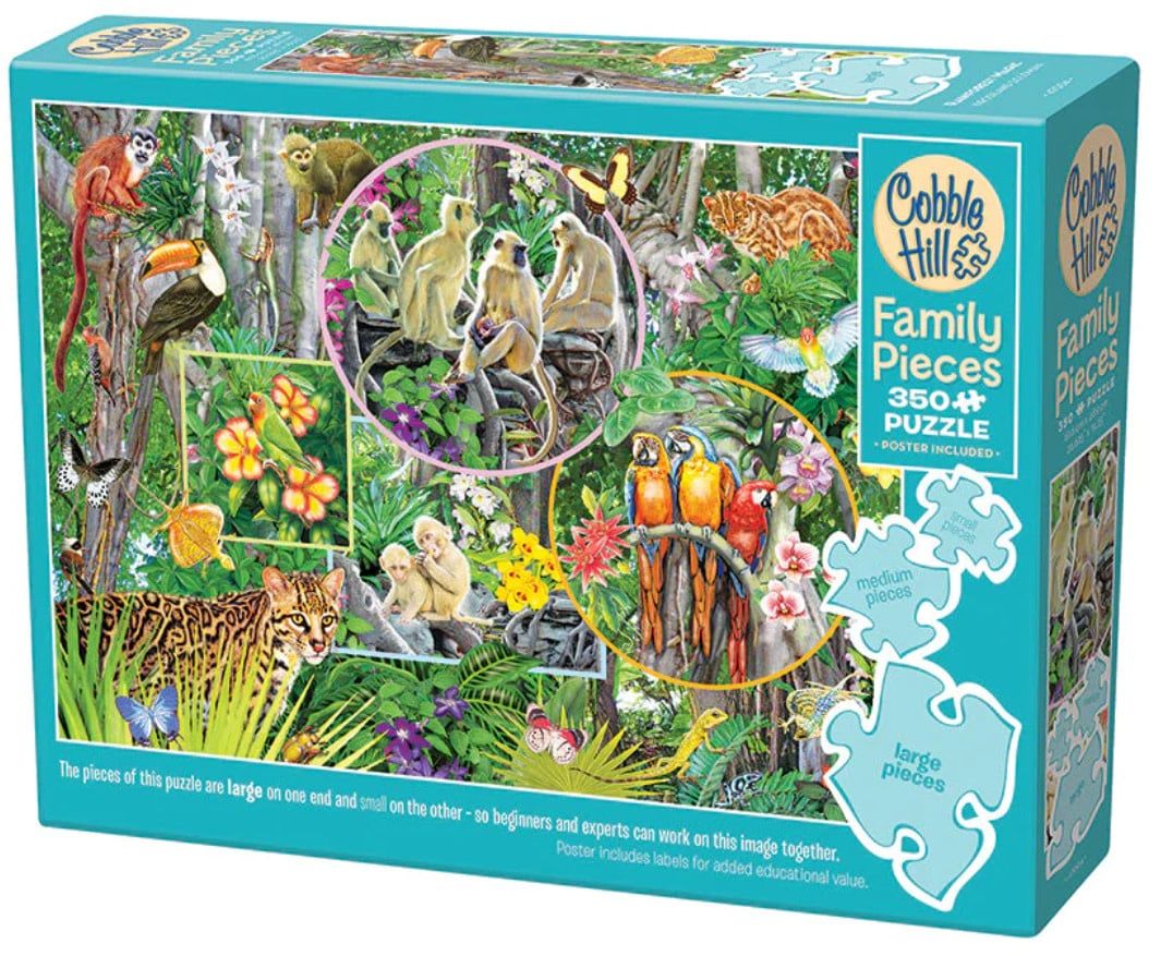Rainforest Magic 350pc Family Puzzle