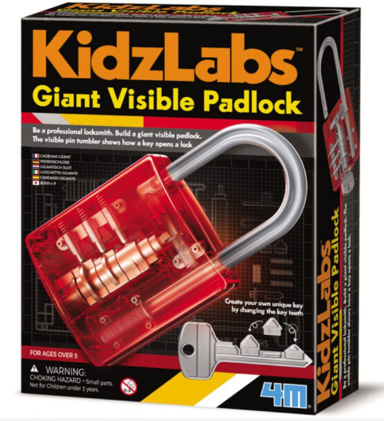 Kidz Labs Giant Visible Padlock