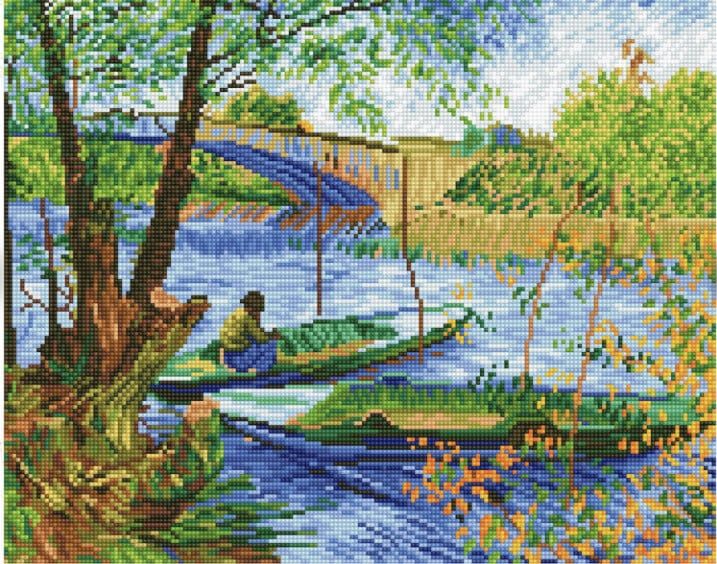 DD9 Fishing in Spring Van Gogh