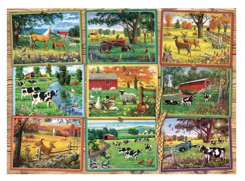 Postcards from the Farm 1000pc Puzzle