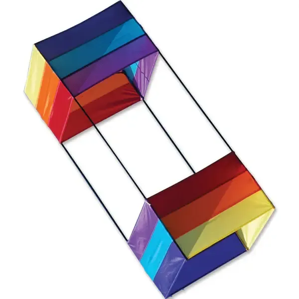 36" Box Delta Kite- Rainbow