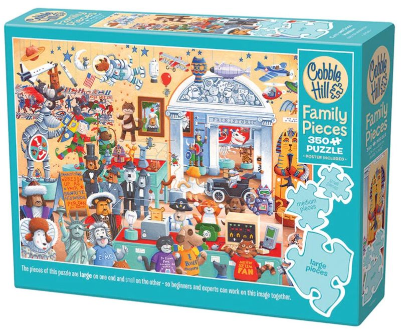 Cats and Dogs Museum  350pc Family Puzzle