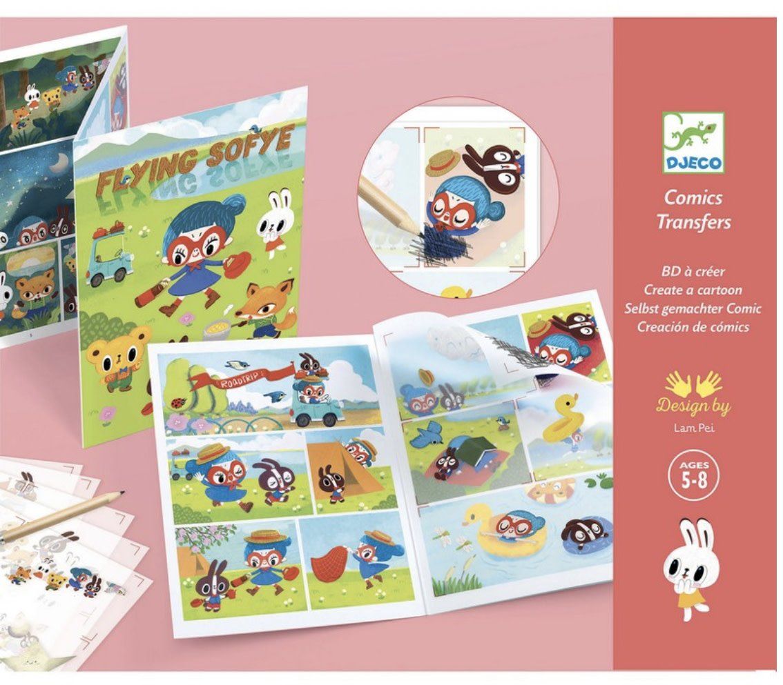 Flying Sophie Comic Book  Transfers