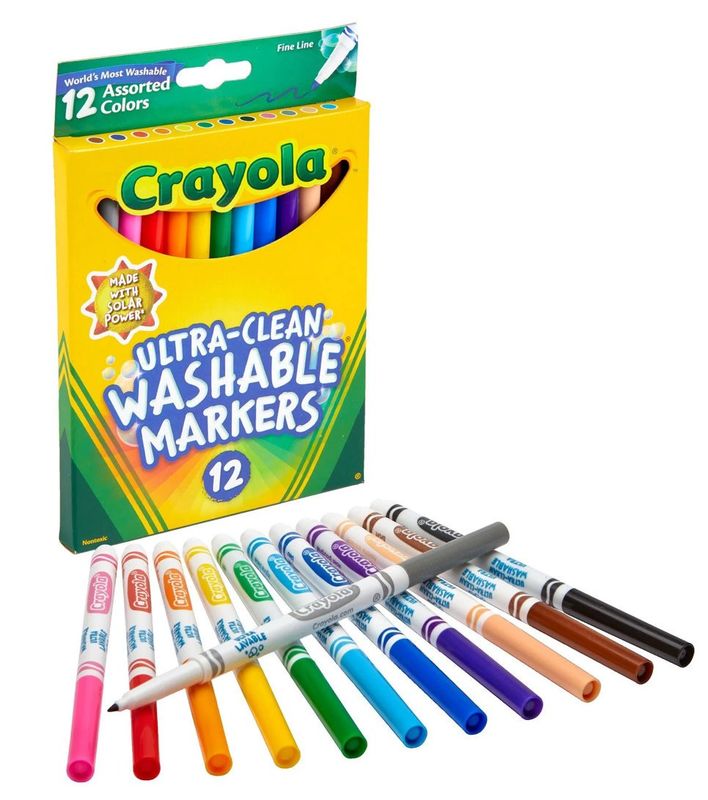 12ct Ultra Clean Washable Markers Fine Line