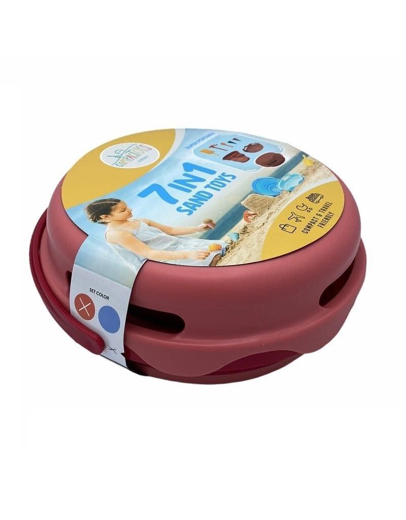 7 in 1 Sand Toys Set - Red