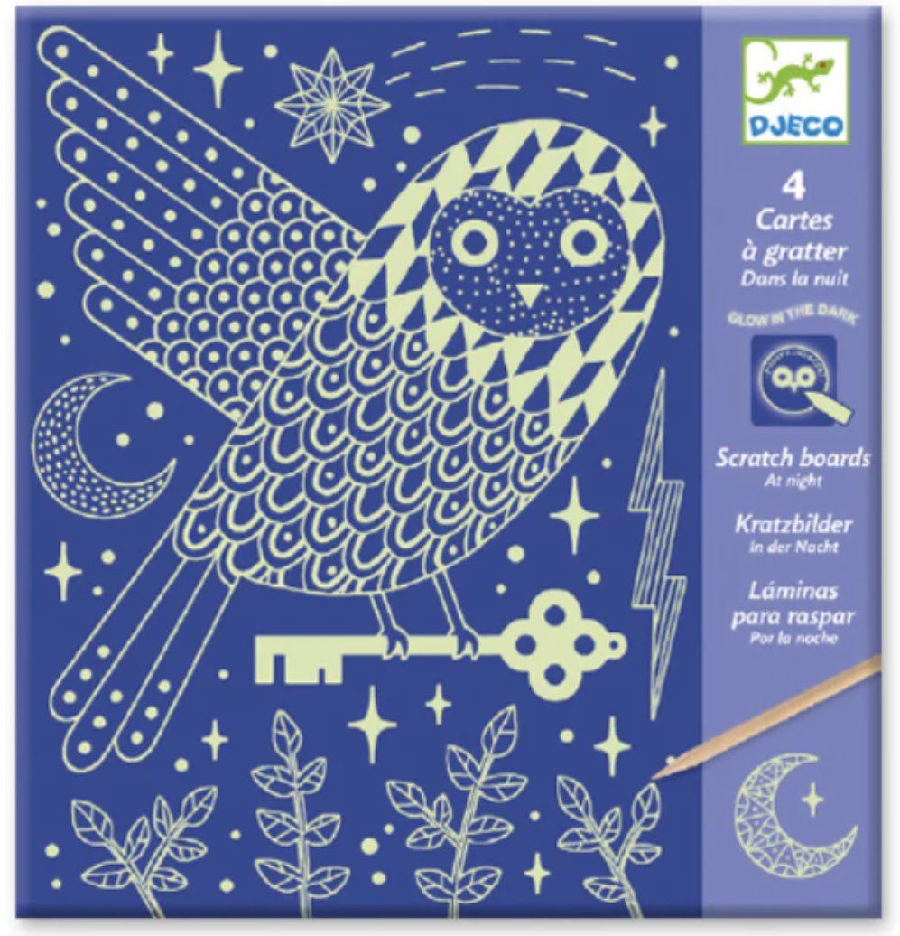 At Night Scratch Art