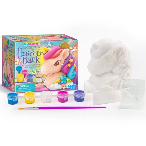 Kidzmaker Glitter Unicorm Bank