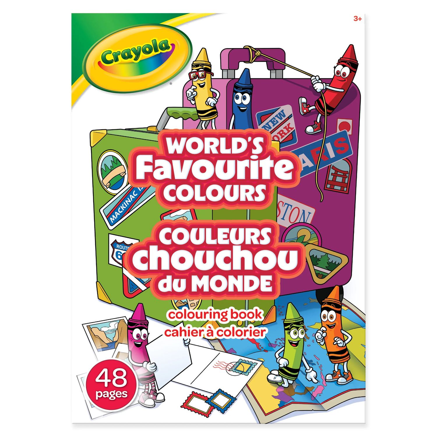 Crayola world's Favourite Colour 48pg Colouring Book