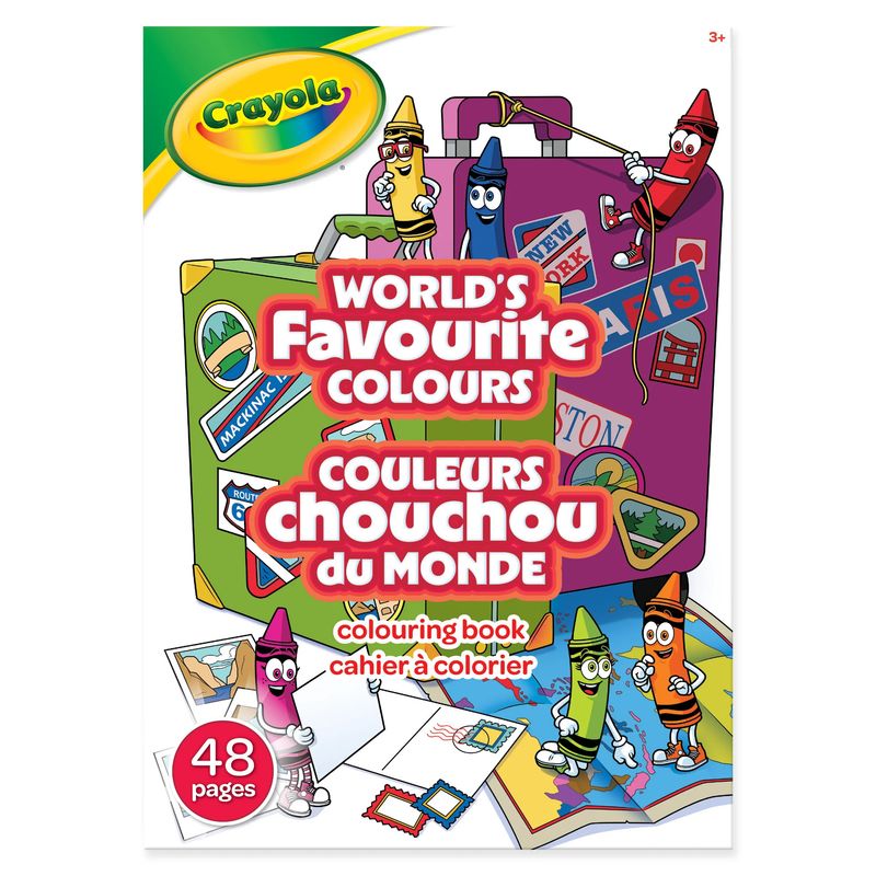 Crayola world's Favourite Colour 48pg Colouring Book