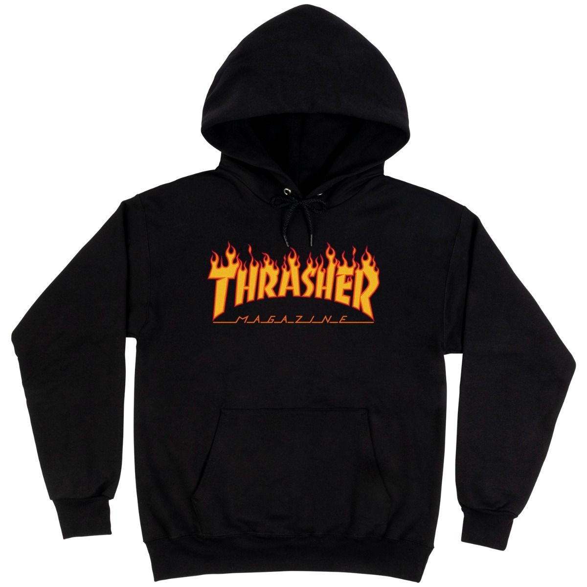 Thrasher Flame Logo Hood - Black