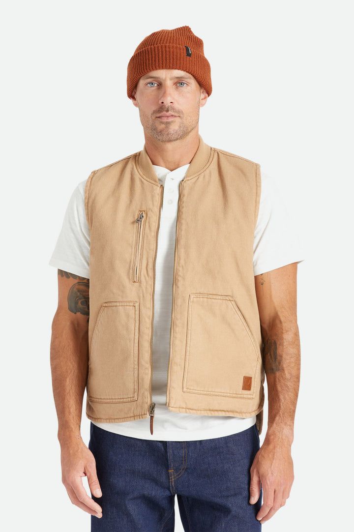 Brixton Abraham Rev Vest - Mojave