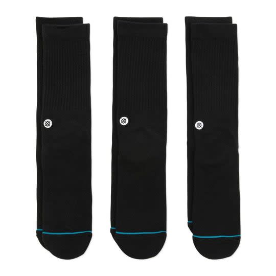 Stance Icon Crew 3pk - Black