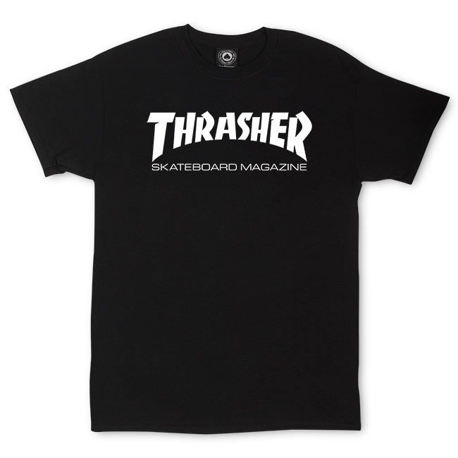 Thrasher Skate Mag Tee - Black