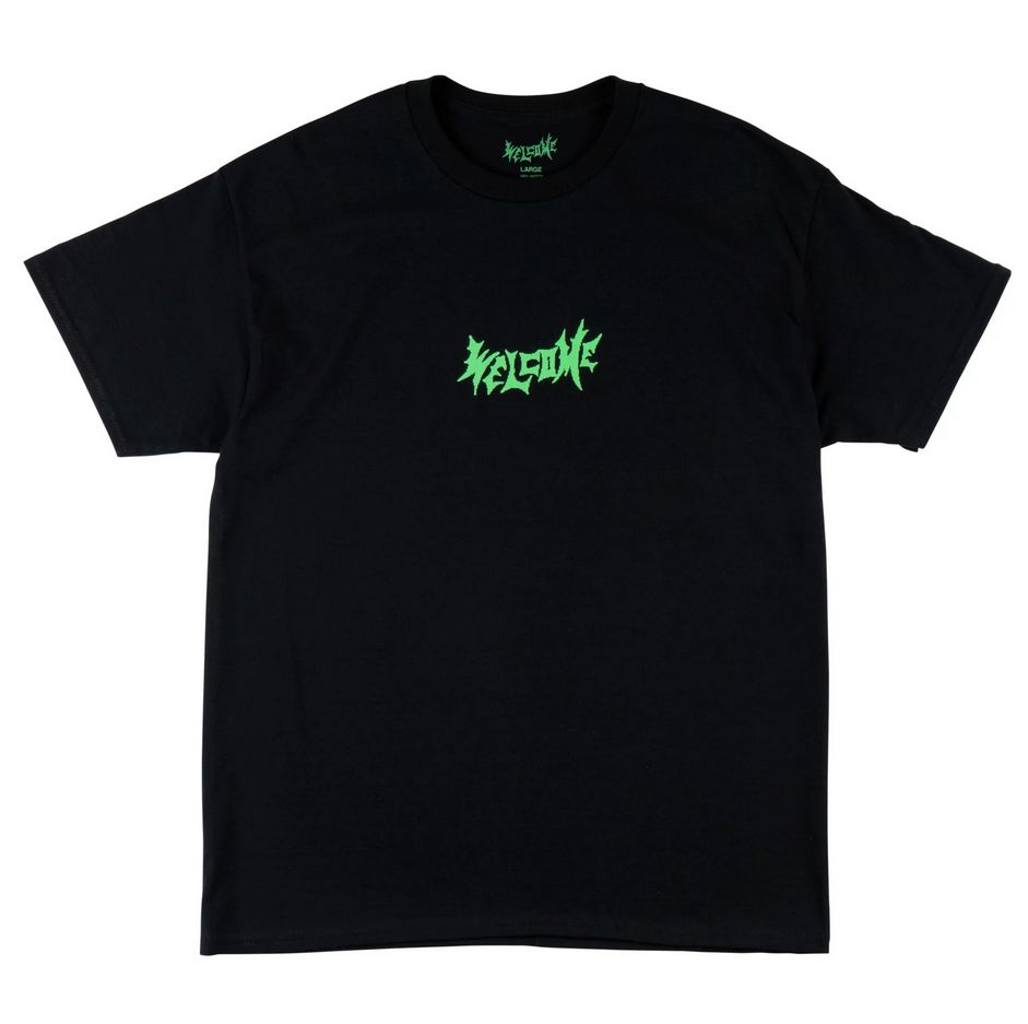 WELCOME PIXEL TALI TEE BLK/GRN