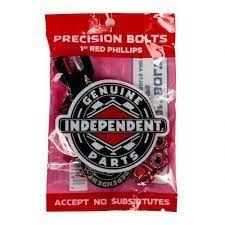 Independent Hardware w/Tool 1in - Red/Black