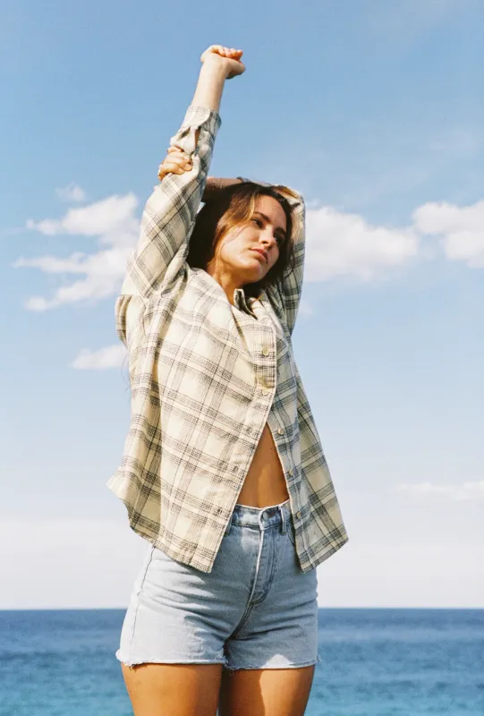 Rhythm Dream Time Oversized Shirt Cream