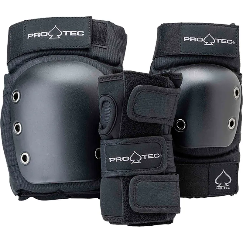 Pro-Tec JR 3-Pack Pad Set - Black
