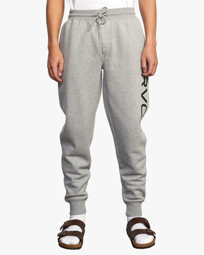 RVCA Big RVCA Sweatpant- Athletic Heather Grey