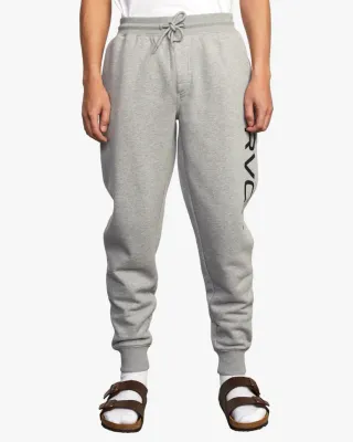 RVCA Big RVCA Sweatpant- Athletic Heather Grey