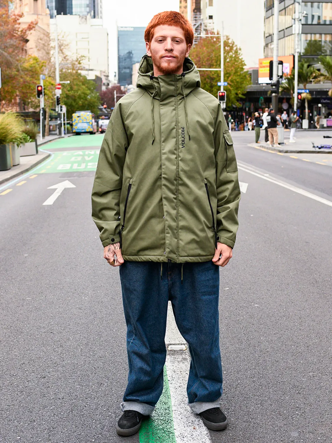 Volcom Stoke Stone II 5K Jacket - Winter Moss