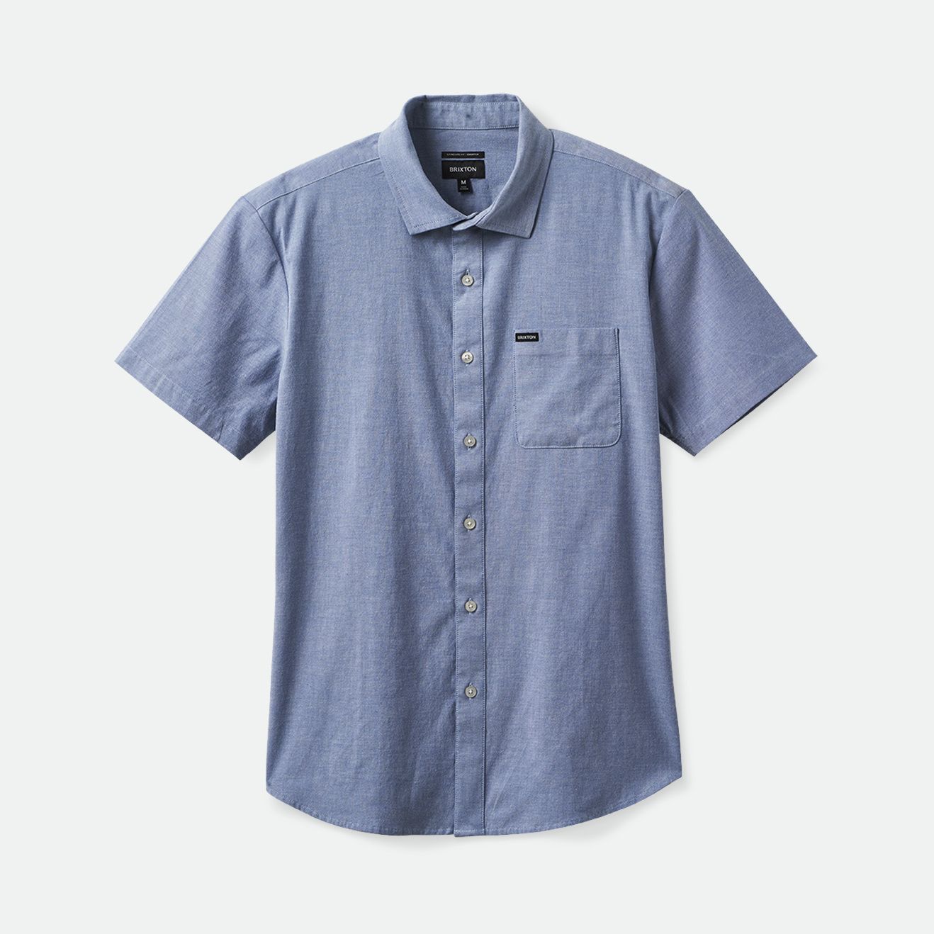 Brixton Charter SS Woven - Light Blue Chambray