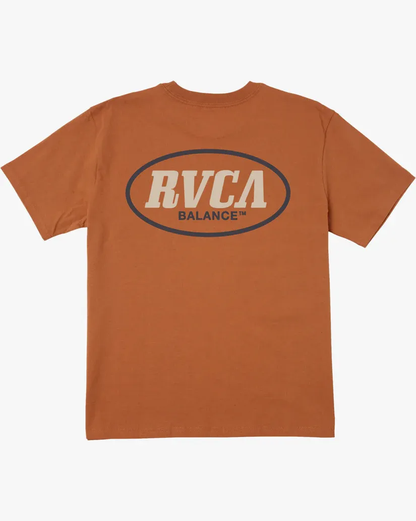 RVCA BASECAMP TEE ADOBE