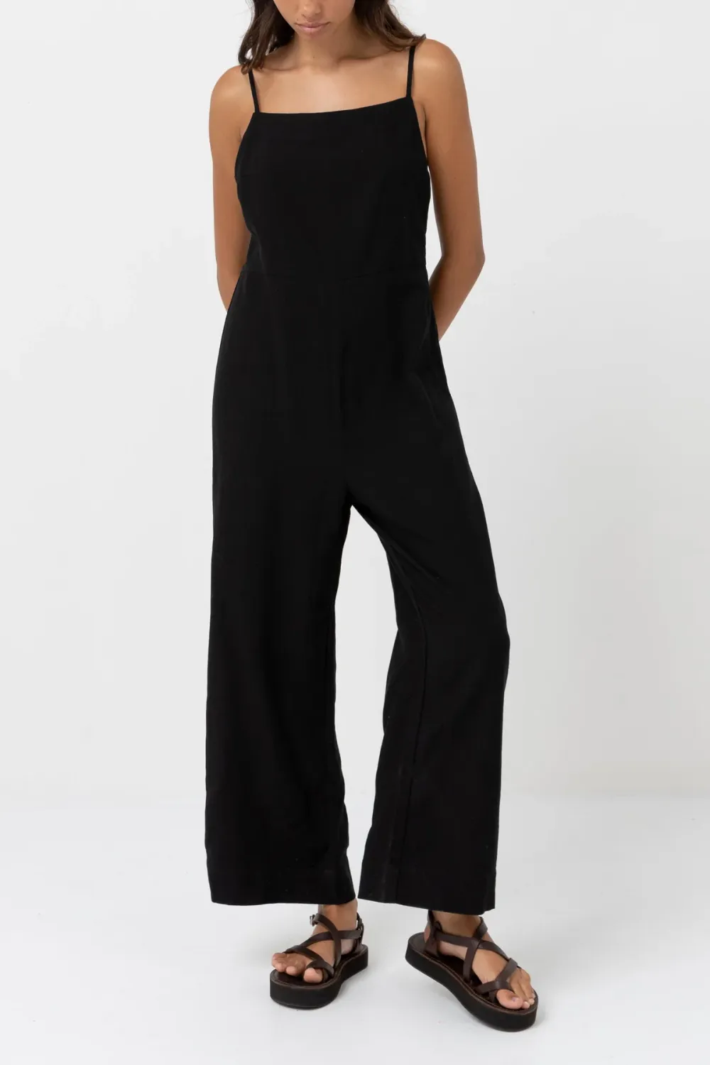 Rhythm Classic Jumpsuit Black