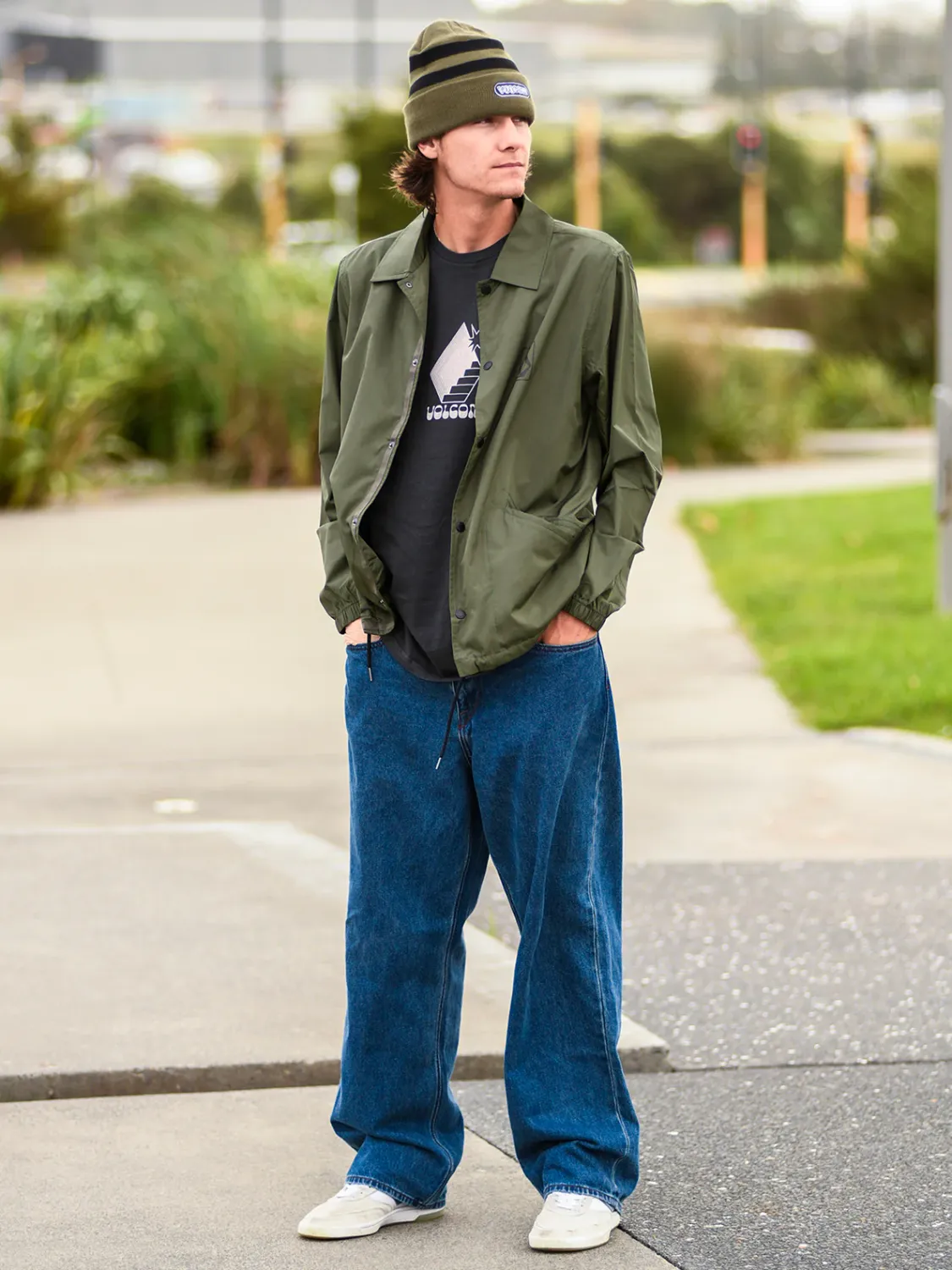 VOLCOM SKATE VITAL COACHES JKT SQD