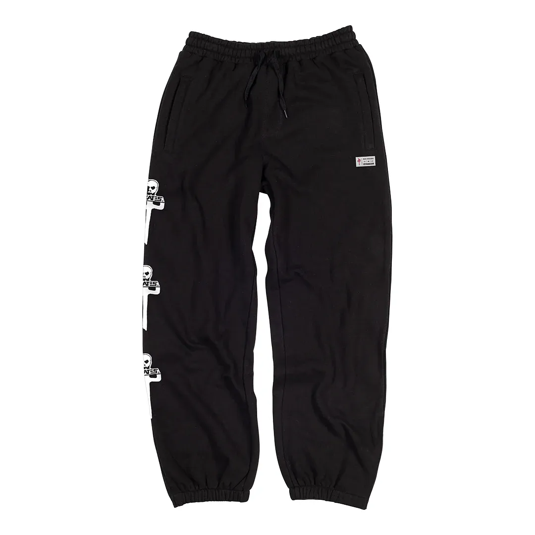 RDS X Skull Skates Canadian Sweatpant - Black/White