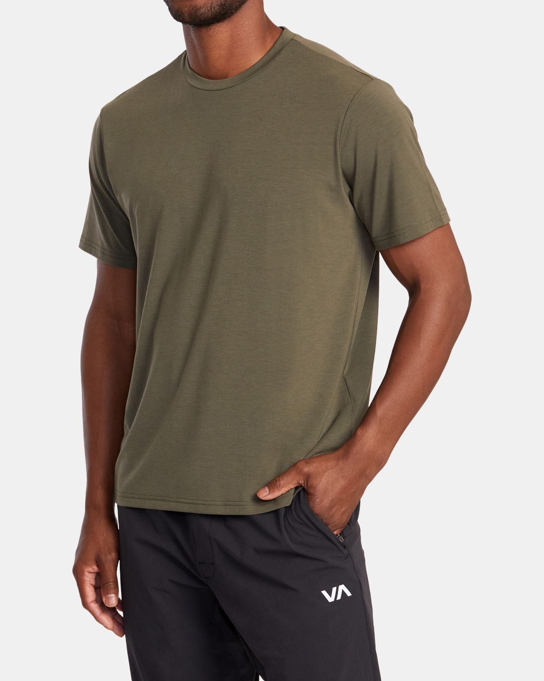 RVCA BALANCE TEE OLIVE