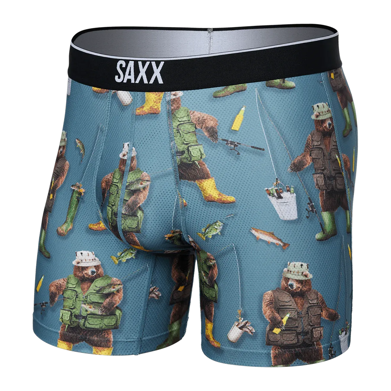 Saxx Breathable Mesh Boxer - Water Foul