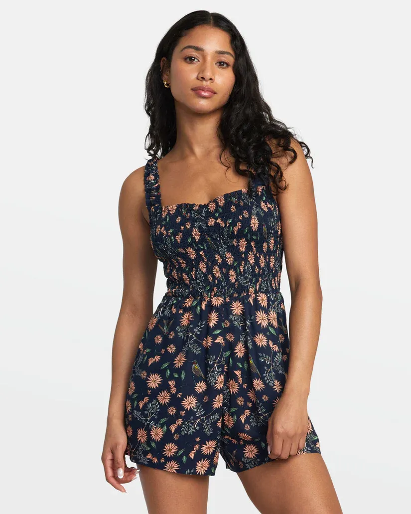 RVCA Ray Romper - Moody Blue