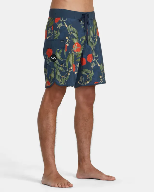 RVCA Eastern Trunk - Black Floral