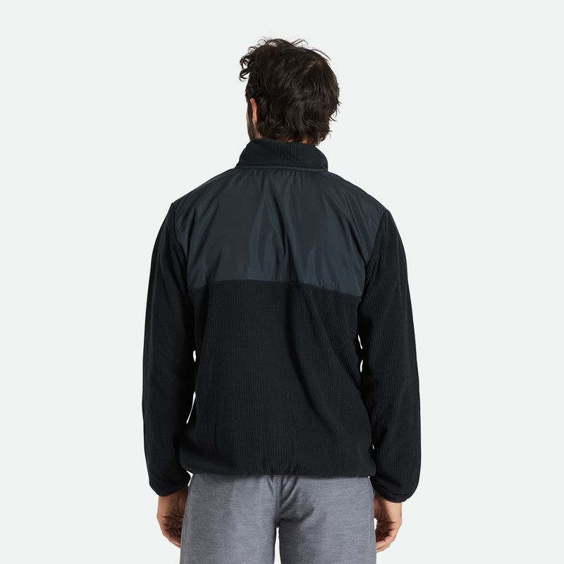 Brixton Micro Fleece X Mock Neck Black