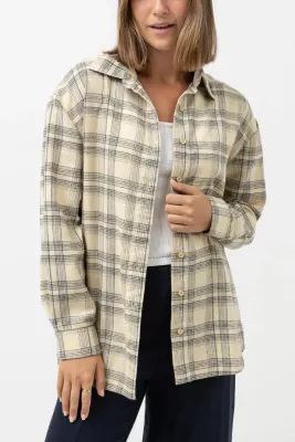 Rhythm Dream Time Oversized Shirt Cream