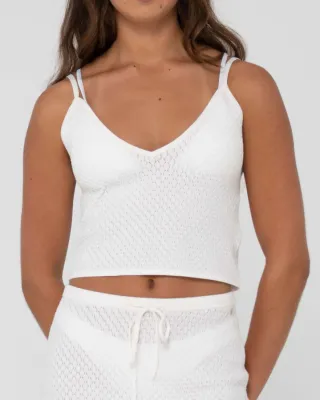 Rusty Florence Relaxed Fit Cami - Snow