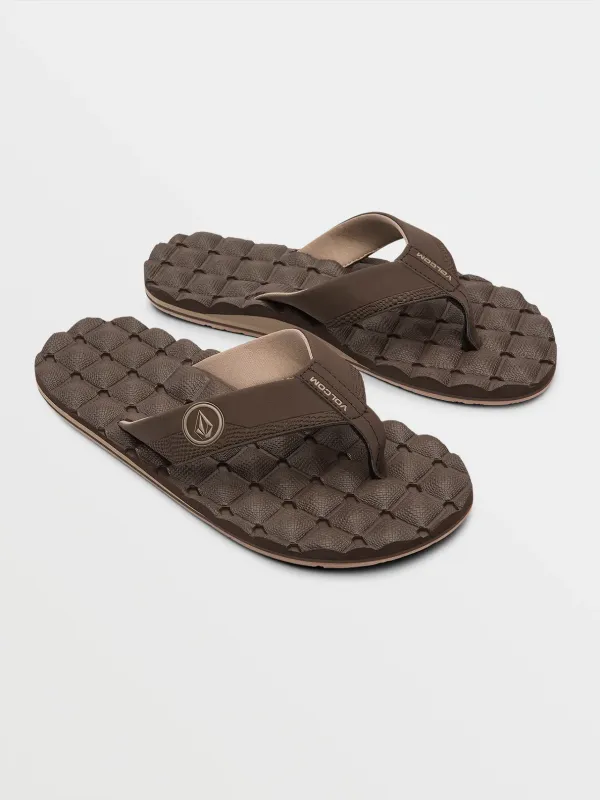 Volcom Recliner Sandal - Brown