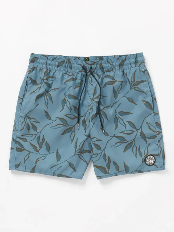 Volcom Lido Print Trunk - Stone Blue