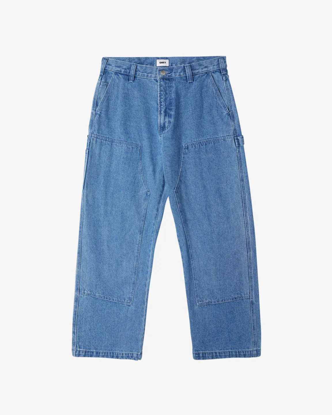 Obey Bigwig Denim Carpenter Pant - Light Indigo