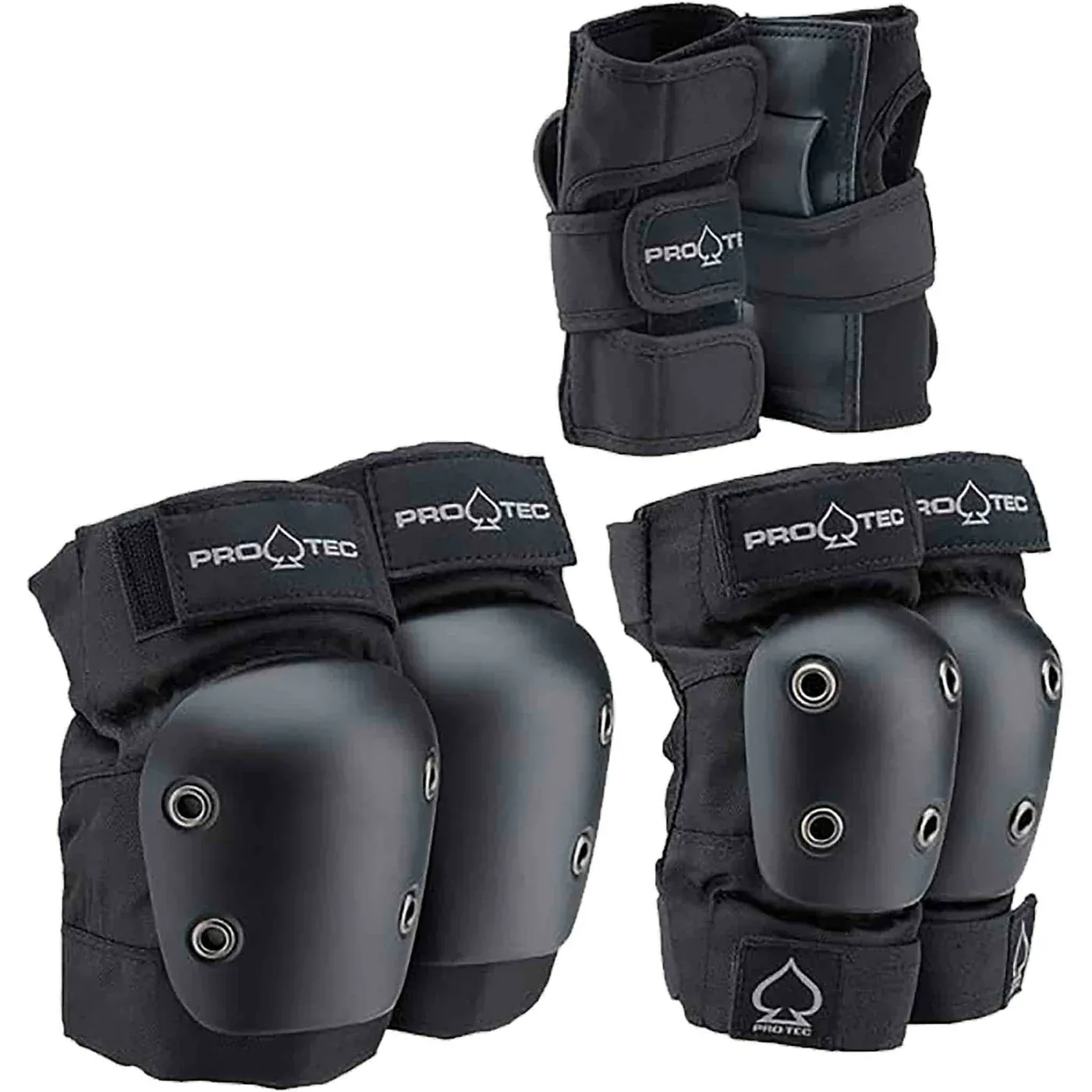 Pro-Tec 3 Pack Pad Set - Black