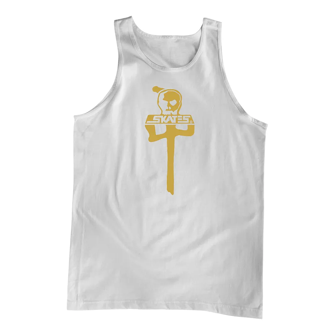 RDS X Skull Skates Tank - White/Tarsands